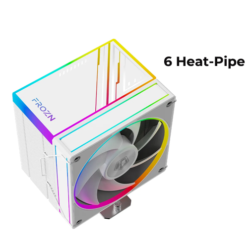 ID-Cooling FROZN A610 ARGB (White) 6-Heat Pipe Tower